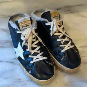 Golden Goose Shearling Sabots